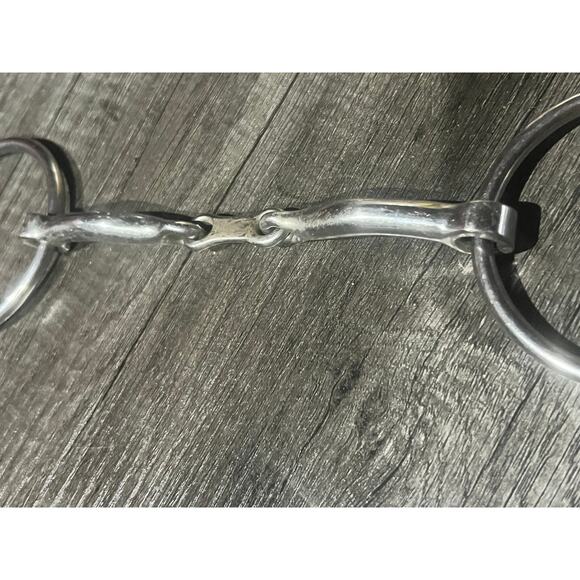 Toklat French Link Hollow Loose Ring Horse Bit 6” - Picture 2 of 6